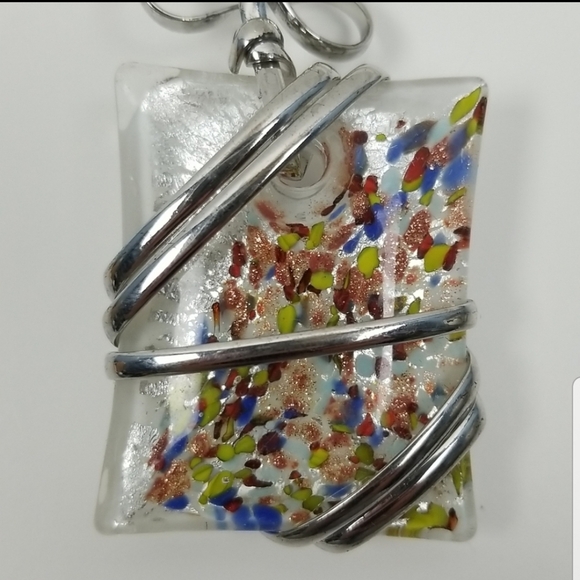 NWOT Art Glass Pendant - Picture 5 of 7
